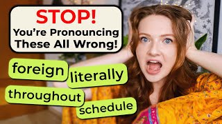 Most Common Pronunciation Mistakes in English ❌ [upl. by Ardnohsed]