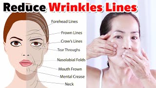 How to reduce wrinkles lines on face  No Talking  Facial Massage Anti Aging [upl. by Fontes692]