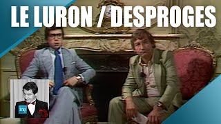 Pierre Desproges amp Thierry Le Luron quotEntretien au coin du feu 1977quot  Archive INA [upl. by Gnem]