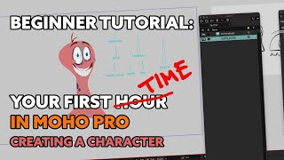 Your First Time in Moho Pro – Creating A Character Beginners Tutorial [upl. by Schacker]