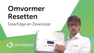 Zonnepanelen omvormer resetten zelfhulp [upl. by Clementis]