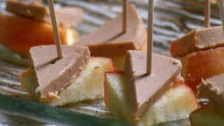 Recette  Pique pomme et foie gras – Noël [upl. by Adiana]