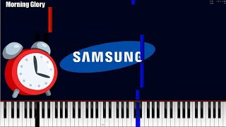 5 SAMSUNG ALARM TONES  Piano Tutorial [upl. by Mahoney11]