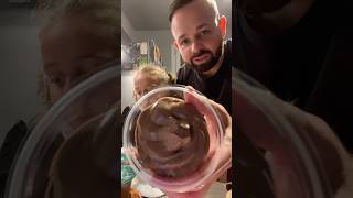 Degustation Mousse Danette chocolat noir degustation shortyoutube danette yummy humour asmr [upl. by Gardel]