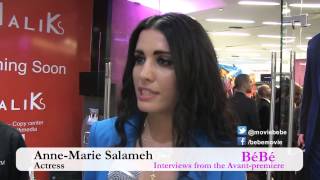 BéBé Avant première interviews  Anne Marie Salameh [upl. by Ratcliffe101]