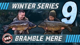 WINTER SERIES 9 – CARP FISHING FROM BRAMBLE MERE DNA BAITS  LEE MORRIS  OLLY SANDERS  SCALY CARP [upl. by Ylus]