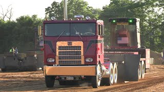 Heavy Metal Hot Street Semi Truck Pulling 2024 [upl. by Ardnoel]