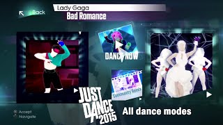 Bad romance  Just Dance 2015 Official Mashup and CR [upl. by Remark]