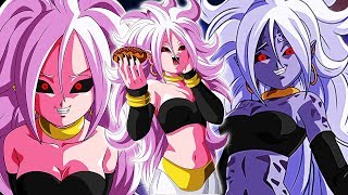 ANDROID 21 TRANSFORMATION amp FULL ANDROID CATEGORY TEAM SHOWCASE DBZ Dokkan Battle [upl. by Tome479]