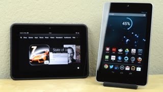 Review Kindle Fire HD vs Nexus 7 [upl. by Vonni]