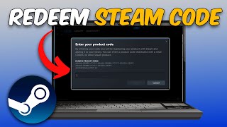 How to Redeem A Code on Steam  Steam Game Codes 2024 Tutorial [upl. by Zenobia646]