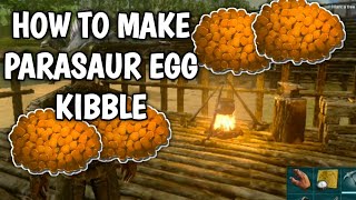 ARK Survival Evolved Mobile  How to Make Parasaur Egg Kibble  Easy step by step In HINDI [upl. by Ellerahc]