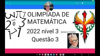 Olimpíada de matemática 2022 nível 3 questão 3 A professora Brenda aplicou uma prova e cometeu [upl. by Nahbois]