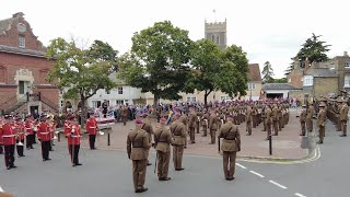 23 Parachute Engineer Regiment Woodbridge Freedom Parade 2023 [upl. by Iris]