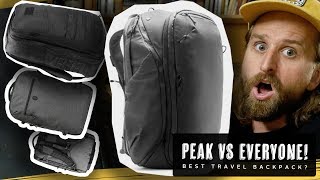 PEAK DESIGN TRAVEL BAG VS NOMATIC WANDRD GORUCK [upl. by Ky]