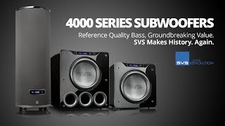 SVS 4000 Series Subwoofer Technology Overview [upl. by Sailesh]