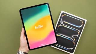 M4 iPad Pro 11 inch 2024 Unboxing actually worth it [upl. by Howe]