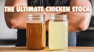 The Ultimate Guide To Making Amazing Chicken Stock [upl. by Dduj104]