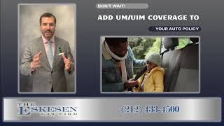 Adding Uninsured Motorist Coverage to your Auto Insurance Policy [upl. by Jezrdna120]