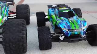 Traxxas EREVO 20 vs RUSTLER 4X4 VXL which should you buy [upl. by Niatsirhc732]