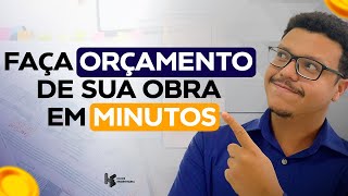 COMO FAZER ORÇAMENTO DE OBRAS RÁPIDO [upl. by Callie]