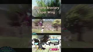 Shiny Alpha Hisuian Braviary Signature Move Esper Wing in Pokemon Legends Arceus [upl. by Idona]