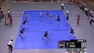 Nebraska vs Cal Volleyball 2007 Set 3 [upl. by Emmy]