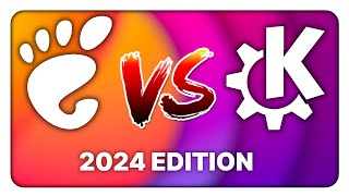 GNOME vs KDE Plasma in 2024 which one is better for Linux beginners [upl. by Euphemiah13]