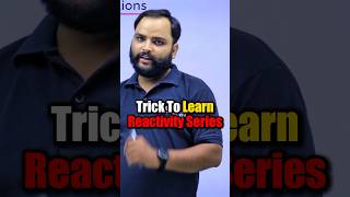 Trick to Learn Reactivity Series of Metals  Chemistry Tricks reactivityseries shorts esaral [upl. by Anim]