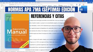 CITAS y REFERENCIAS APA 7ma edición  Normas APA Séptima Edición wordbásico [upl. by Ear]