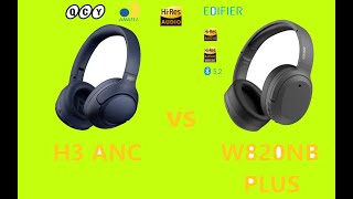 COMPARATIVO QCY H3 ANC vs EDIFIER W820nb Plus [upl. by Nemra553]