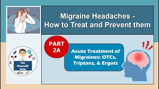 Migraine Headaches  Part 2A Treatment of Migraines  OTCs Triptans Ergots [upl. by Dinesh]