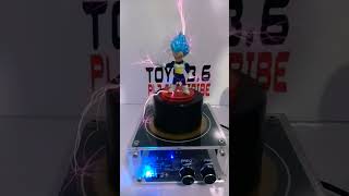 open Gangnam star song with tesla coil experiment toys 36 viral short [upl. by Shayne]