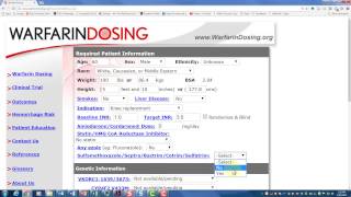 Warfarin Dosing [upl. by Inalial]