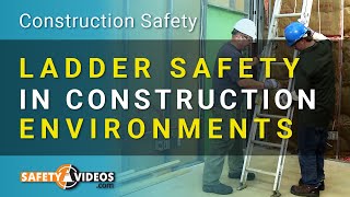 Ladder Safety Training for Construction from SafetyVideoscom [upl. by Pembroke]