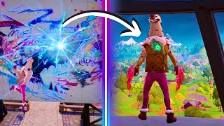 Fortnite Remix Lil Split Goes Back to the Future [upl. by Nnaeus]