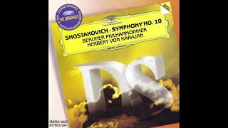 Dmitri Shostakovich – Symphony No10 in E minor – Herbert von Karajan Berliner Philharmoniker 1982 [upl. by Radmen]