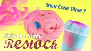 MÌNH NGHĨ MÌNH YÊU MẤT RỒI 😍  CHẤT SNOW CONE MỚI CỦA KIKIWAKA SLIME   KIKIWAKA SLIME [upl. by Fineberg]