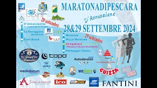 Percorso Maratona di Pescara 2024 4K 60fps [upl. by Nimajnab]