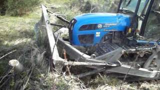 Lavori con apripista parte 3  Landini Trekker 90 M [upl. by Itoc]