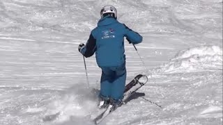 Advanced Mogul skiing Movements explanation and visuals [upl. by Anhej37]