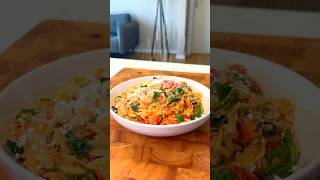 Easy OneTray Baked Orzo Recipe with Roasted Cherry Tomatoes  Creamy amp Flavorful Vegan Dish [upl. by Adamo478]