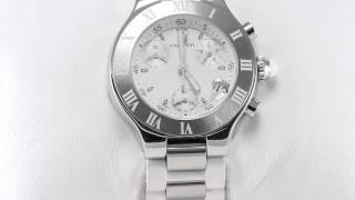 PreOwned Cartier Chronoscaph 21 W10184U2 [upl. by Vasiliu269]