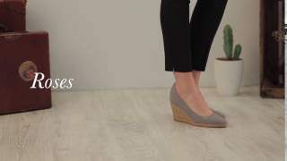 VISCATA Espadrilles — Meet Roses Pump Wedges [upl. by Caldera358]