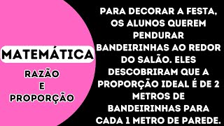 Para decorar a festa os alunos querem pendurar bandeirinhas ao redor do salão Eles descobriram que [upl. by Boehmer543]