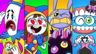 20 AMAZING DIGITAL CIRCUS UNOFFICIAL ANIMATION COMPILATION [upl. by Nosned]