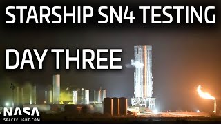 Replay Starship SN4 Testing From SpaceXs Boca Chica Launch Site [upl. by Nollahp696]