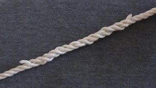 How To Splice Rope  How To Do A Long Splice [upl. by Atrim]