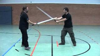 Longsword Cuts from the Bind 1f4v [upl. by Enilesoj]