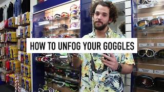 How to Defog Your Ski Goggles [upl. by Rowena]